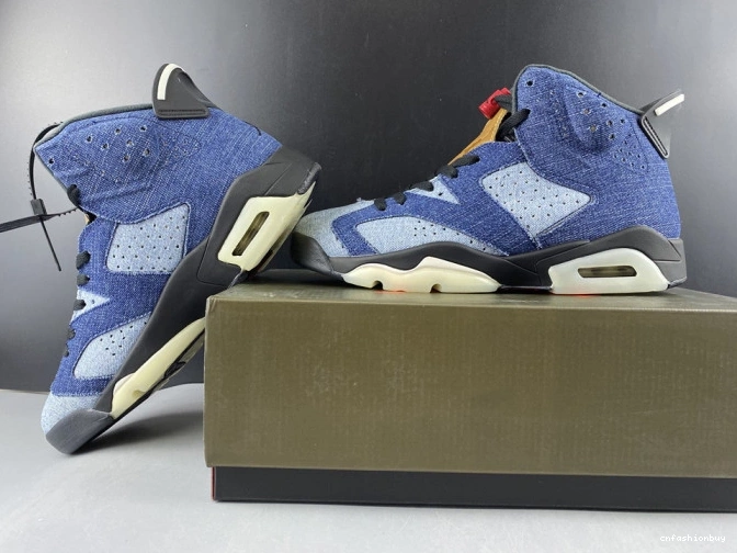 Washed CT5350-401 Denim Air 6 Jordan 0721